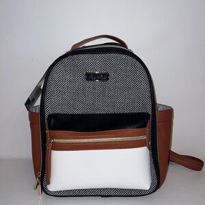 Itzy Ritzy Mini Backpack Coffee and Cream